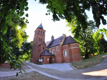 Krajobraz, <p>Kościół św. Urszuli w Strońsku</p>